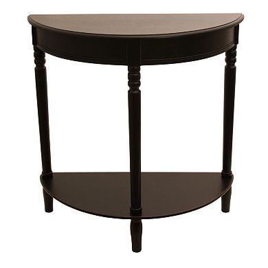 Decor Therapy Simplify Half Round Accent Table