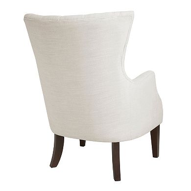 Madison Park Isa Button Tufted Wing Back Chair