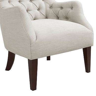 Madison Park Isa Button Tufted Wing Back Chair