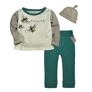 Baby Boy Burt's Bees Baby Organic Bee Tee & Pants Set