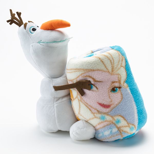 Disney's Frozen Olaf Character and Plush Throw Set              NwT 