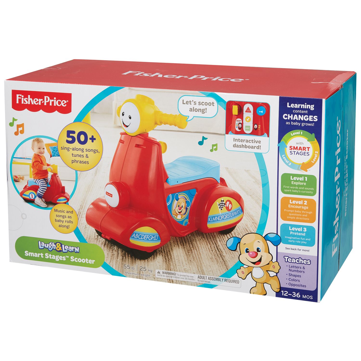 fisher price laugh and learn smart stages car