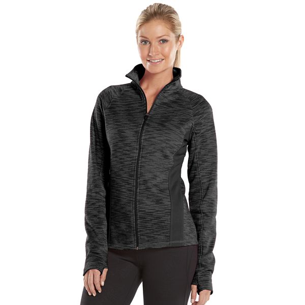 Women's Tek Gear® Mockneck Fleece-Lined Workout Jacket