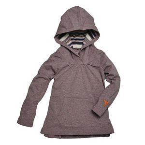 Baby Girl Burt's Bees Baby Organic Logo Tunic Hoodie