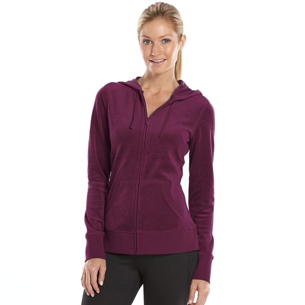 Women's Tek Gear® Full-Zip Velour Hoodie