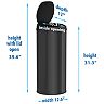 itouchless 13 gallon round sensor trash can