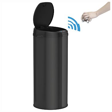 iTouchless 13-Gallon Round Sensor Trash Can