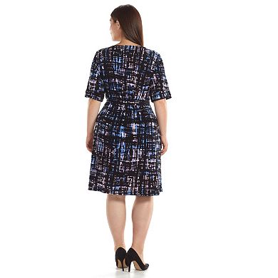 Plus Size Apt. 9® Faux-Wrap Dress