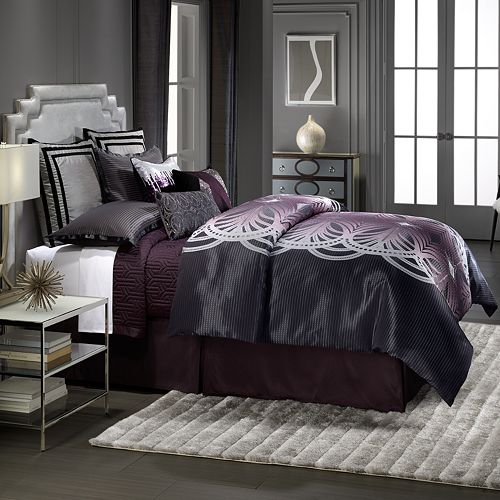 Jennifer Lopez Bedding Collection 4 Pc Marquee Comforter Set