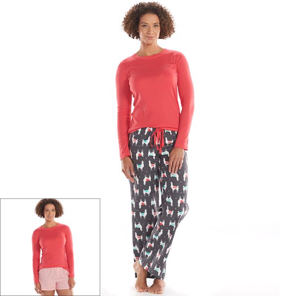 Women's Sonoma Goods For Life® Pajamas Animals 3pc. Pajama Gift Set