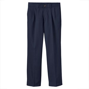 Boys 8-20 Chaps School Uniform Pleated Twill Pants