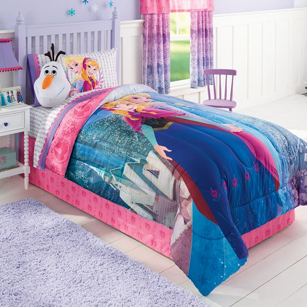 Frozen Magical Winter' 4 Piece Twin Bed in a Bag Purple/Blue JF28627EPCD -  The Home Depot