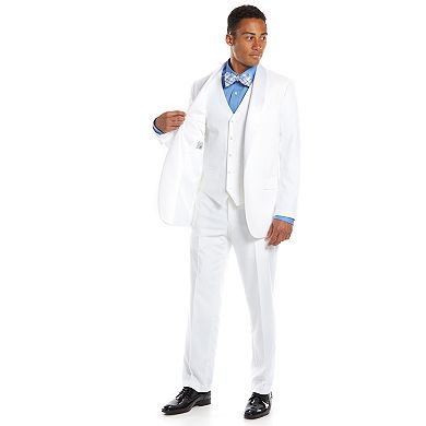 Men's Savile Row Slim-Fit White Tuxedo Jacket