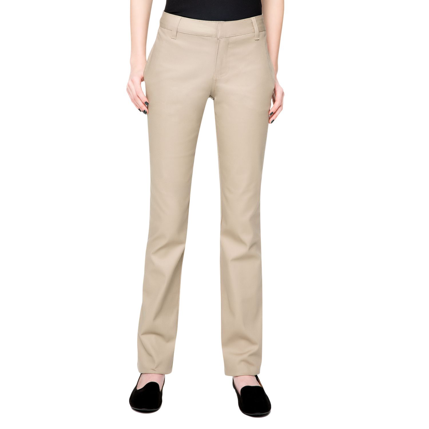 lee uniforms juniors original straight leg pant