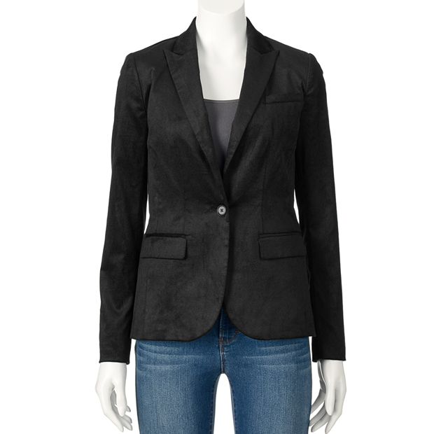 Kohls 2024 velvet jacket