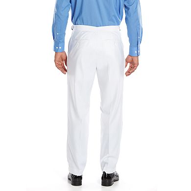 Men's Savile Row Slim-Fit White Tuxedo Pants