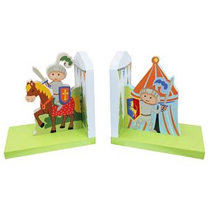 Fantasy Fields Knights & Dragon Bookends Set