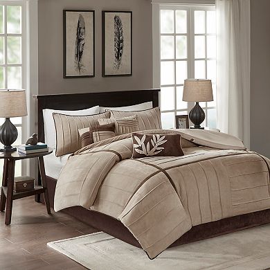 Madison Park Dune 7-pc. Faux Suede Comforter Set