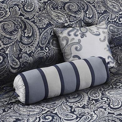 Madison Park Whitman 12-Piece Paisley Comforter Set with Cotton Bed Sheet Set