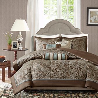 Madison Park Whitman 6 pc Duvet Cover Set with Throw Pillows