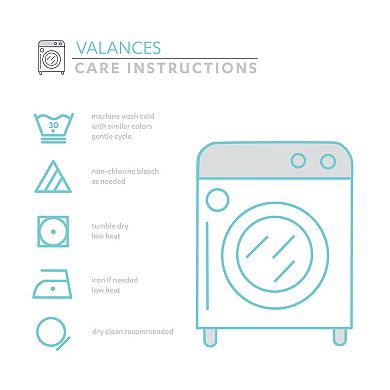 Lush Decor Belle Ruffled Window Valance - 84'' x 18''