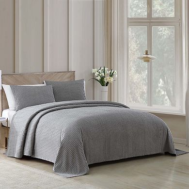 Beatrice Home Fashions Channel Chenille Bedspread or Sham