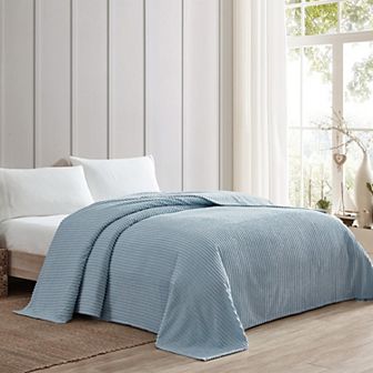 Beatrice Home Fashions Channel Chenille Bedspread or Sham
