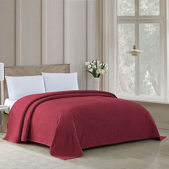 Beatrice Home Fashions Channel Chenille Bedspread or Sham