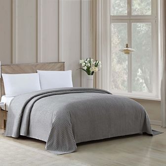 Beatrice Home Fashions Channel Chenille Bedspread or Sham