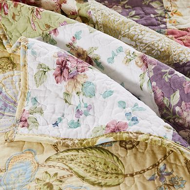 Greenland Home Fashions Blooming Prairie Quilt Set with Shams