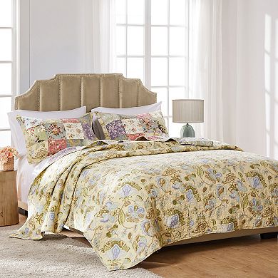 Greenland Home Fashions Blooming Prairie Quilt Set with Shams