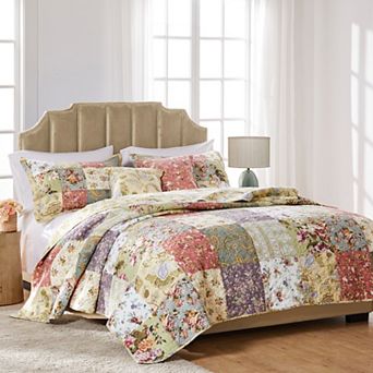 Greenland Home Fashions Blooming Prairie Quilt Set with Shams
