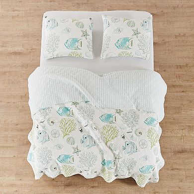 Biscayne Reversible Quilt Set