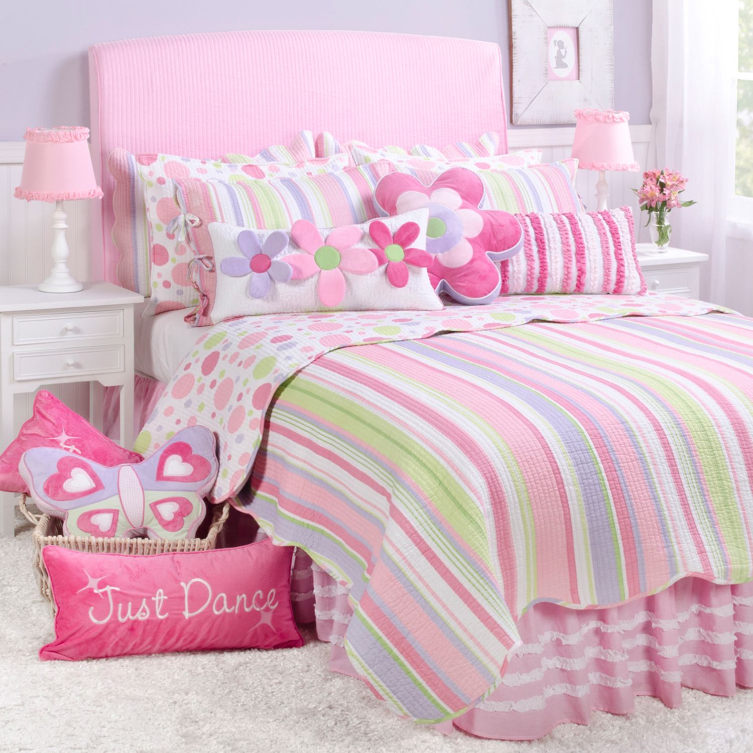 girls quilt set