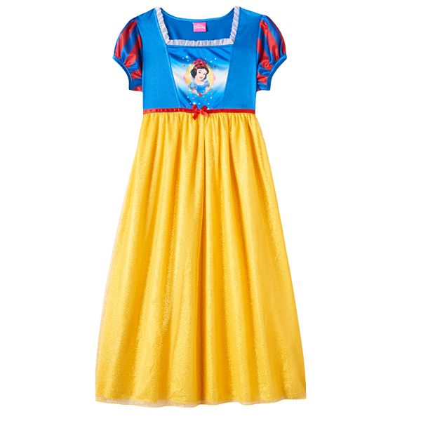 Snow White and the Seven Dwarfs Girl Nighty Dress Sleepwear Size 6-12 age 4-12 