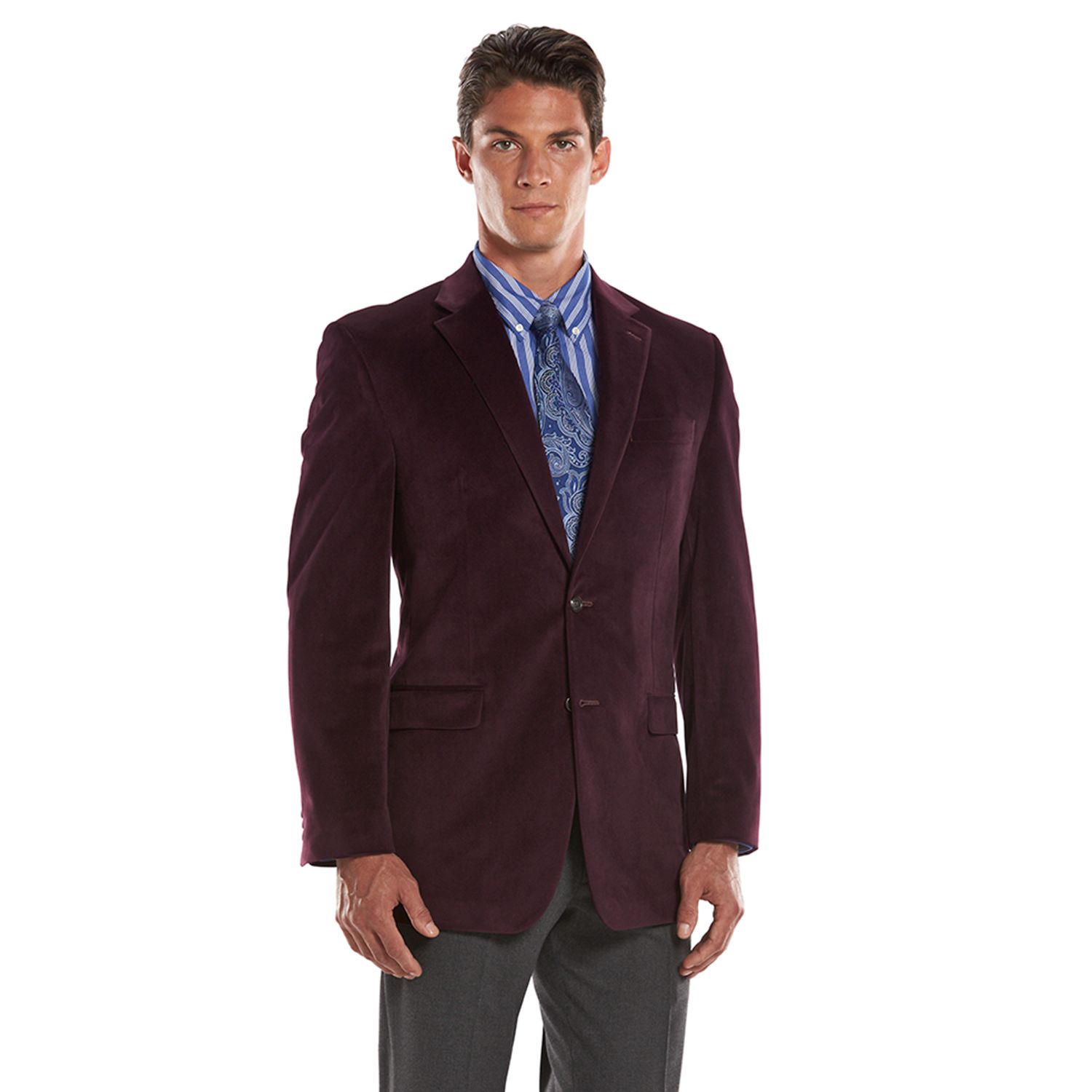 mens burgundy sport coat