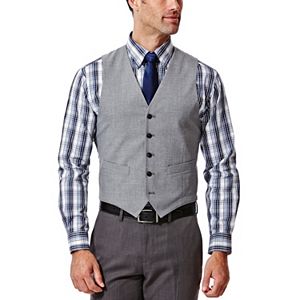 Men's Haggar® Slim-Fit Heathered Light Gray Suit Vest