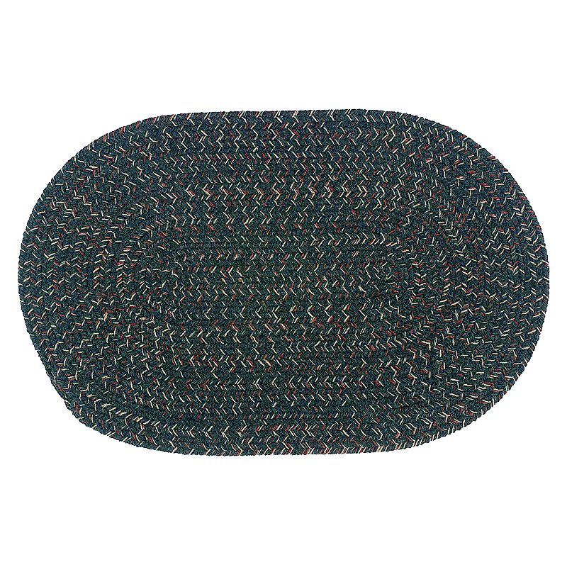 Colonial Mills Barrington Tweed Rug, Green, 5Ft Rnd