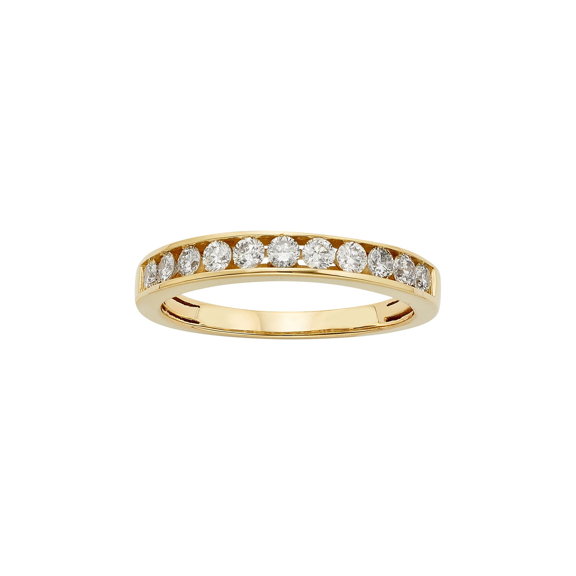 The Regal Collection IGL Certified Diamond Wedding Ring in 14k Gold (1/2 Ca