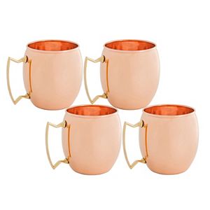 Old Dutch 4-pc. Solid Copper Moscow Mule Mug Set