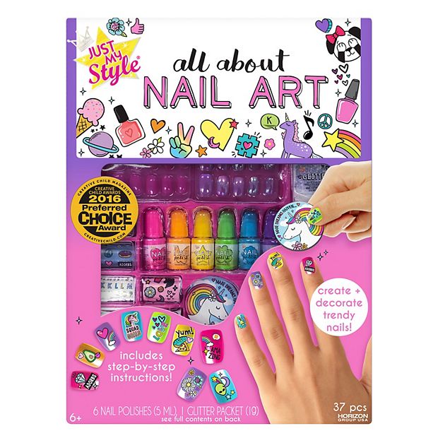 Just my style All about Nail Art Kid Nail Polish Girls Make Up Set  cosmetics kit