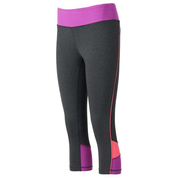 Women's Tek Gear® Shapewear Colorblock Capri Yoga Leggings