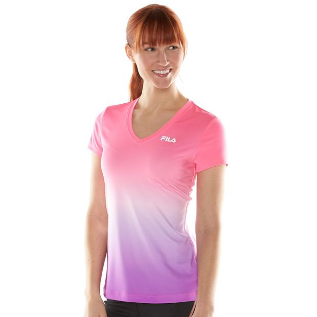 Fila t best sale shirt womens purple