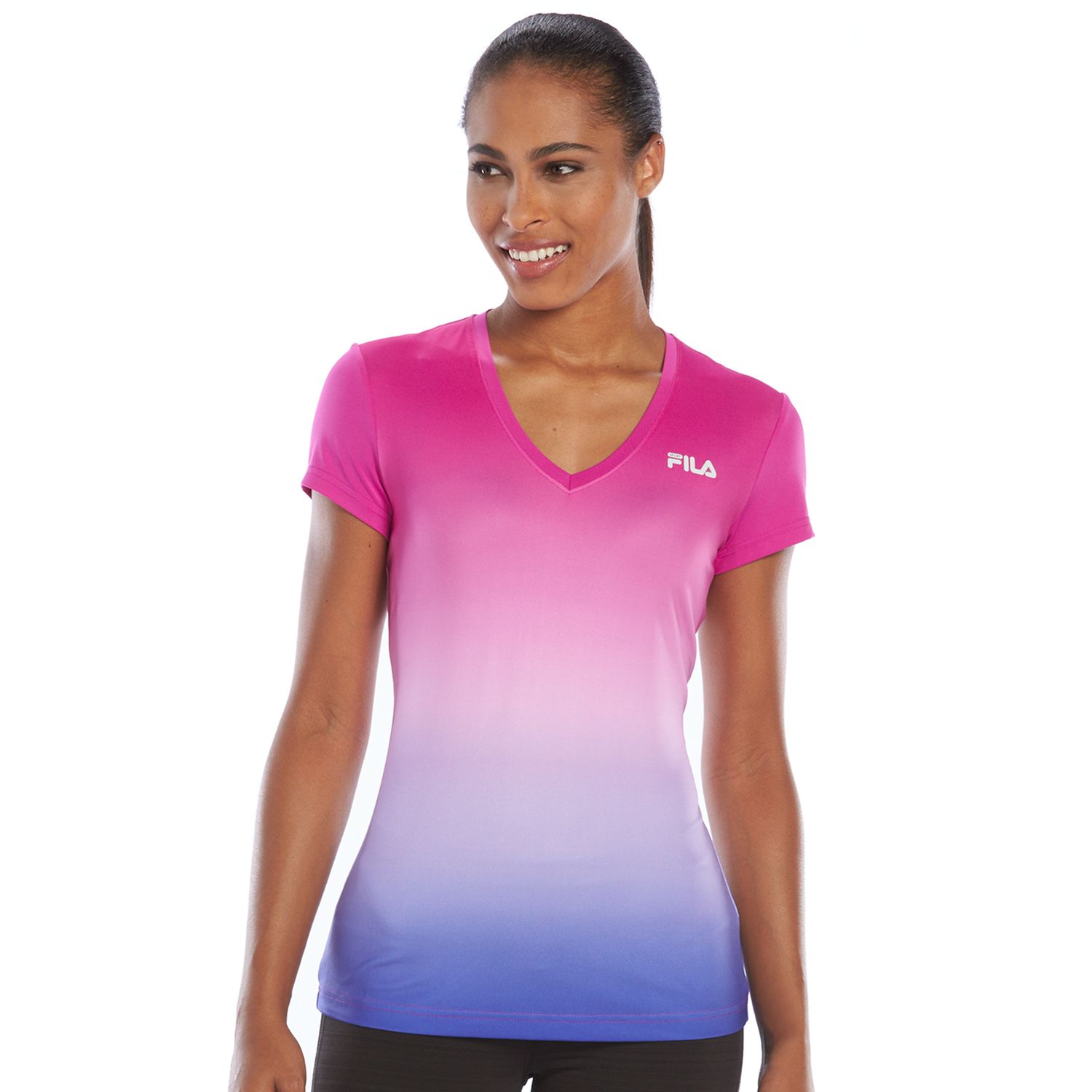 fila shirt womens purple