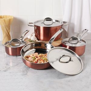 Oster Brookfield 8-pc. Copper Cookware Set