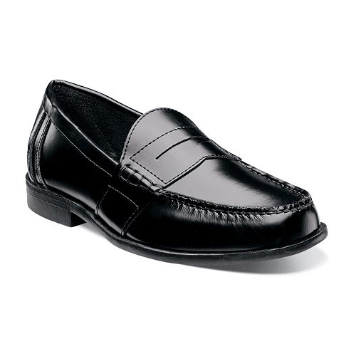 Nunn Bush Kent Men's Moc Toe Penny Loafer Dress Shoes