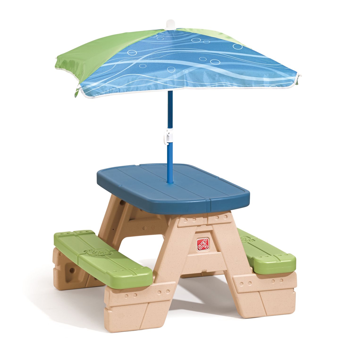 little tikes jr picnic table with umbrella