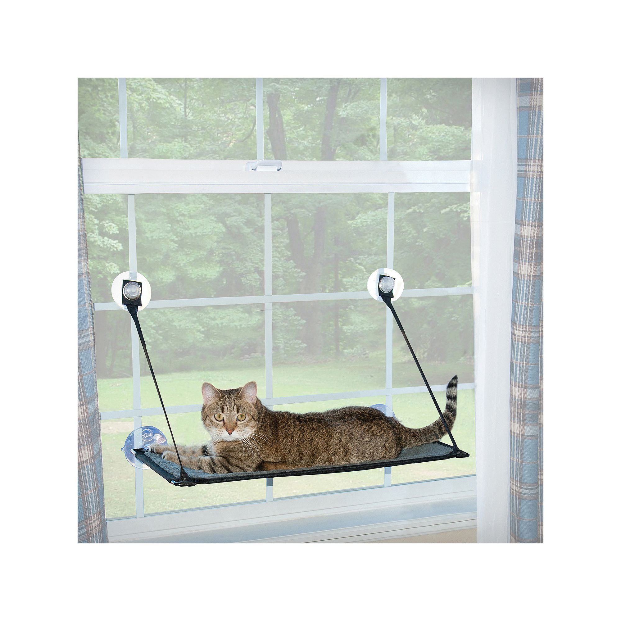 K&H Pet Kitty Sill EZ Window Mount, Gray