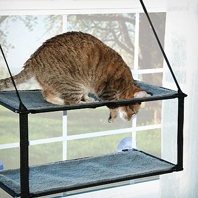 K&H Pet Kitty Sill Double Stack EZ Window Mount
