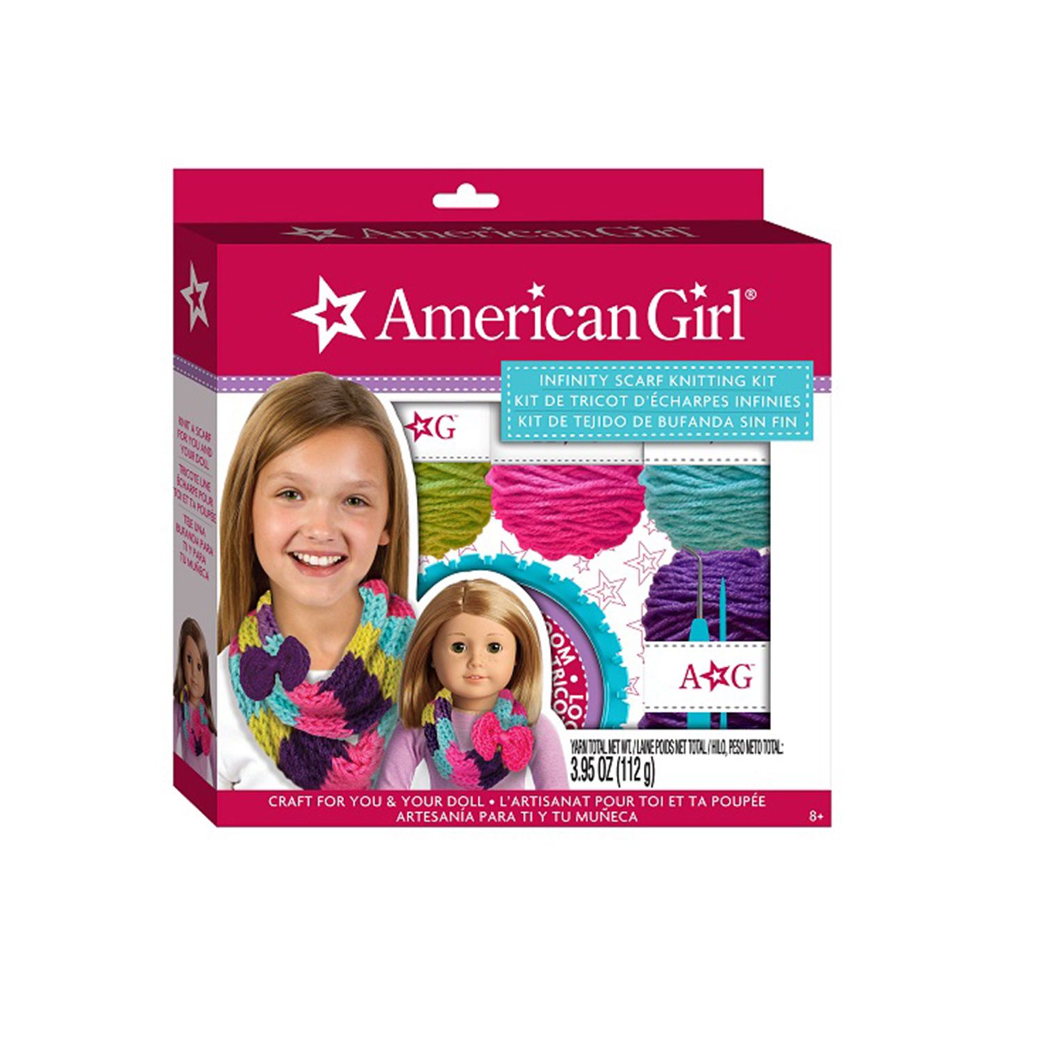 american girl scarf knitting kit